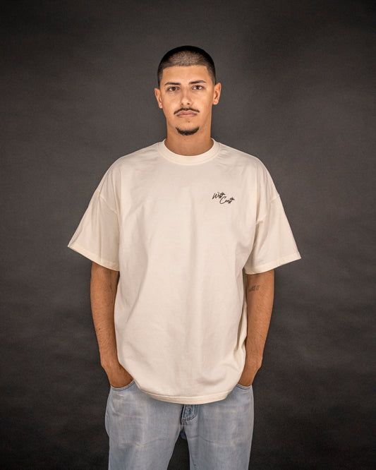 Creme Oversized Tee